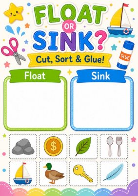 Sorting Mat - Sink or Float