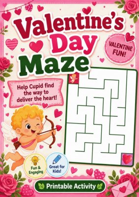 Valentine Themed Maze