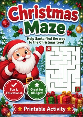 Christmas Themed Maze