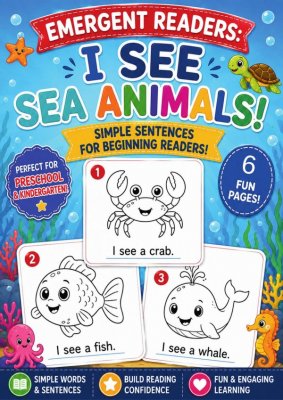 Emergent Readers - Sea Animals