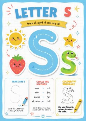 Letter S, T, U & V Activity Ideas