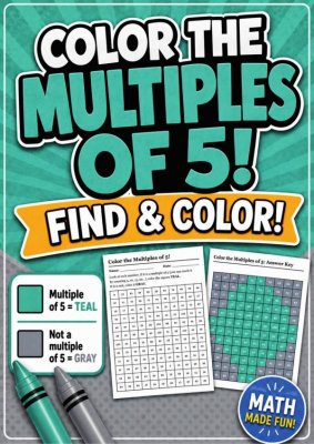 Solve & Color: Multiples of 5!
