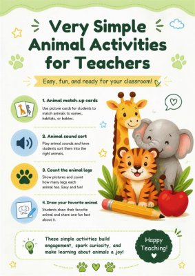 Animals Activities Sheet