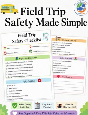 Field Trip Safety Checklist 