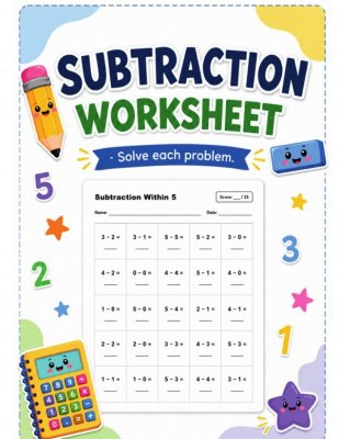 Subtraction Worksheet