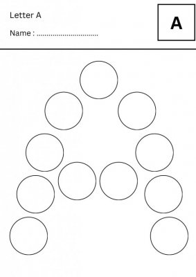 Do-A-Dot Alphabet Worksheet