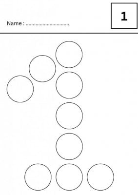 Do-A-Dot Numbers Worksheet