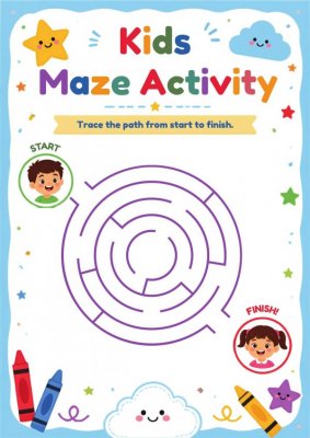 Advanced Kids Maze Activity