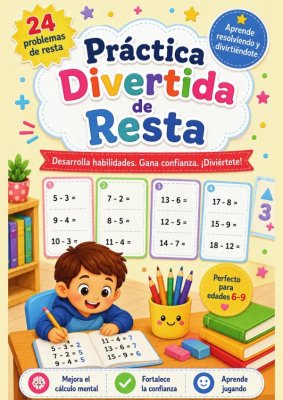 Tarjetas de Tareas: Problemas de Resta