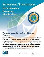 Partnering with families to support transitions. (Mixed Ages. Curriculum)