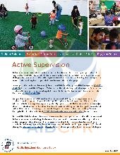 What does active supervision look like with mixed ages. (Safety)