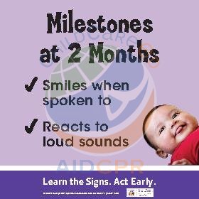 CDC Developmental Milestones Wall Posters (2 months - 5 years)