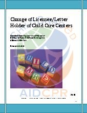 Change of License/Letter Holder. Admin.