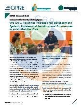 Professional Development Experiences in Infant-Toddler Care