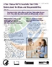 Understanding Risks of Not Vaccinating Your Child.