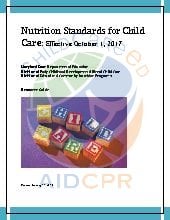 Nutrition Standards for Child Care. All Ages. Safety.