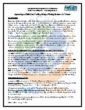 "Doing Business As" Child Care Policy