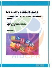 Safe Sleep Practices & Swaddling. Infant/Toddler. Safety.