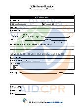 Child Care Withdrawal Form. Admin.