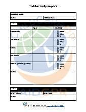 Toddler Daily Report Form. Two's. Admin.