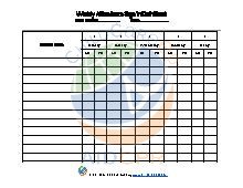 Weekly Sign In Sheet. Admin.