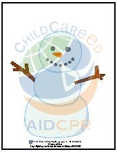 Snowman Counting Activity. Preschool. Math.