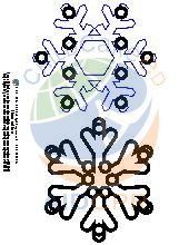Snowflake Lacing Cards. Preschool. Fine Motor.