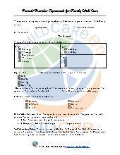 Family Child Care Services Agreement. Admin.