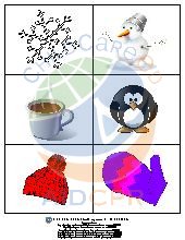 Winter Memory Game. Preschool. Play.