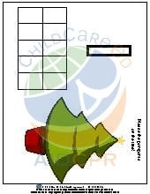 Christmas Tree Number Recognition Activity. Preschool. Math