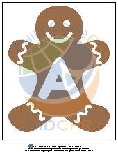 Gingerbread Playdoh Activity. Preschool. Literacy. Fine Motor.