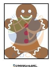 Measuring Gingerbread Activity. Preschool. Math.