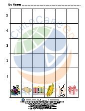 Kwanzaa Roll & Graph Activity. Preschool. Math.
