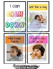 Calm Down Strategy Cards. Mixed Ages. Social-Emotional.