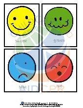 Feelings Color Match. Infant/Toddler. Curriculum. Fine Motor.