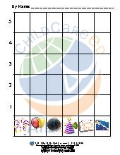 New Year's Roll & Graph Activity. Preschool. Math.