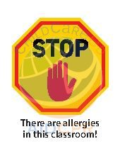 Allergy Alert Stop Sign