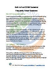 Birth to Five CDA&reg; Credential  Frequently Asked Questions