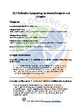 Birth to Five CDA Reflective Competency Statement Template and Samples