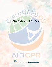  CDA Portfolio Binder Cover sheet & Tabs (Floral)