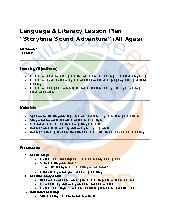 Sample Language & Literacy Lesson Plan: &ldquo;Storytime Sound Adventure&rdquo;