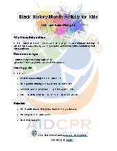 Black History Month Activity for Kids
