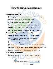 How To Start a Home Daycare
