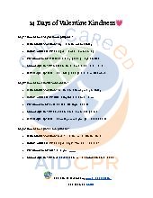 14 Days of Valentine Kindness
