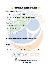 Ramadan Activity: Moon & Stars