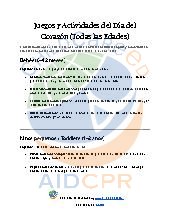 Juegos y Actividades del D&iacute;a del Coraz&oacute;n (Todas las Edades)