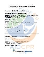 Labor Day Classroom Activities