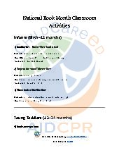 National Book Month Classroom Activities