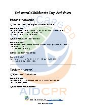 Universal Children&rsquo;s Day Activities