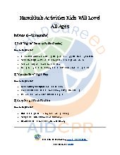 Hanukkah Activities Kids Will Love!  All Ages 
